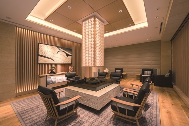 Lexus Koriyama lounge lighting