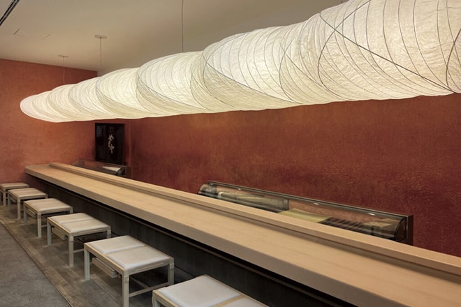 Yamanaka Honten washi lighting