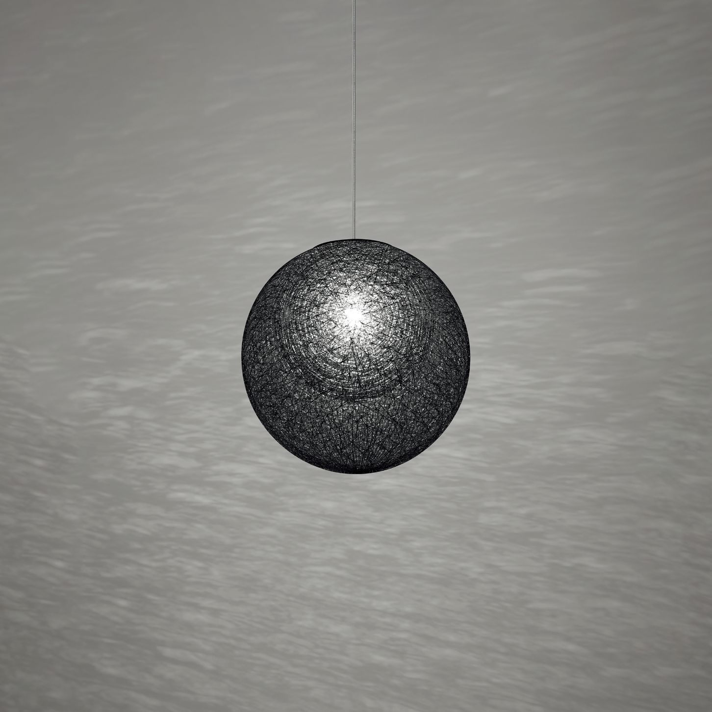 MAYUHANA® MA BLACK SPHERE PENDANT Φ430 | YAMAGIWA