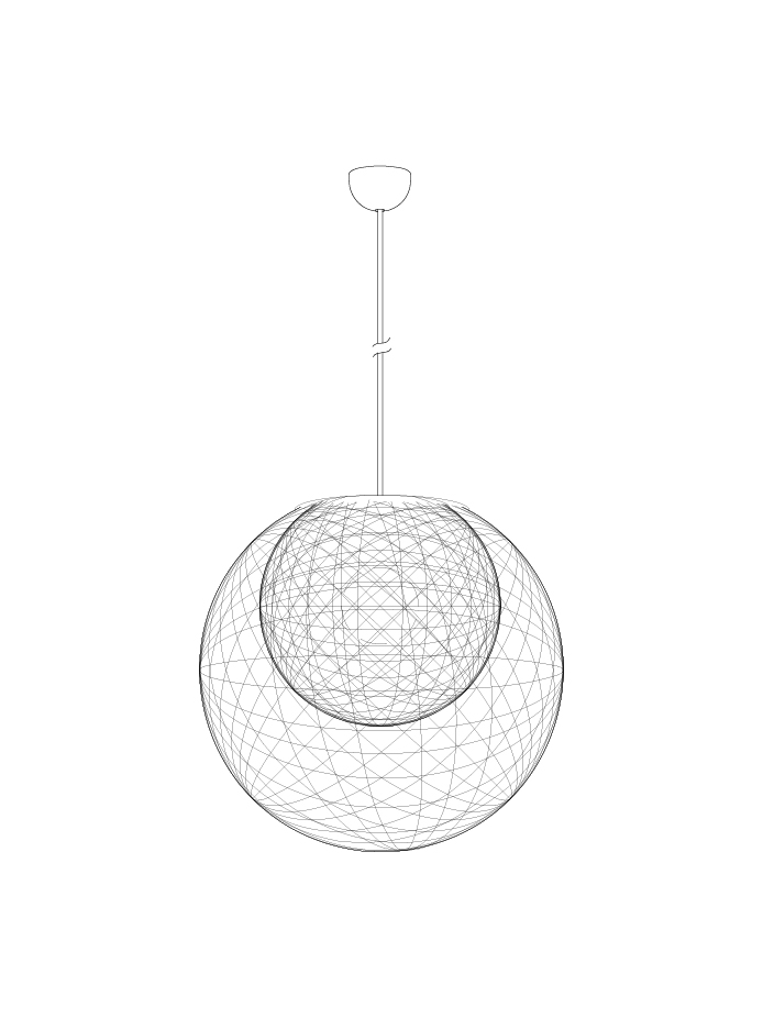 MAYUHANA® SPHERE PENDANT Φ430 | YAMAGIWA